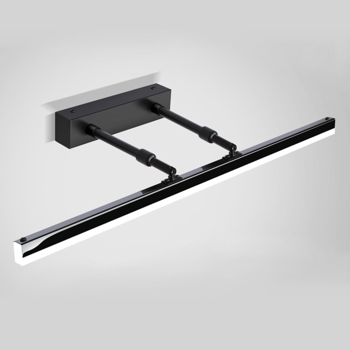Modern LED Vanity Light in Black-5208BLK-W