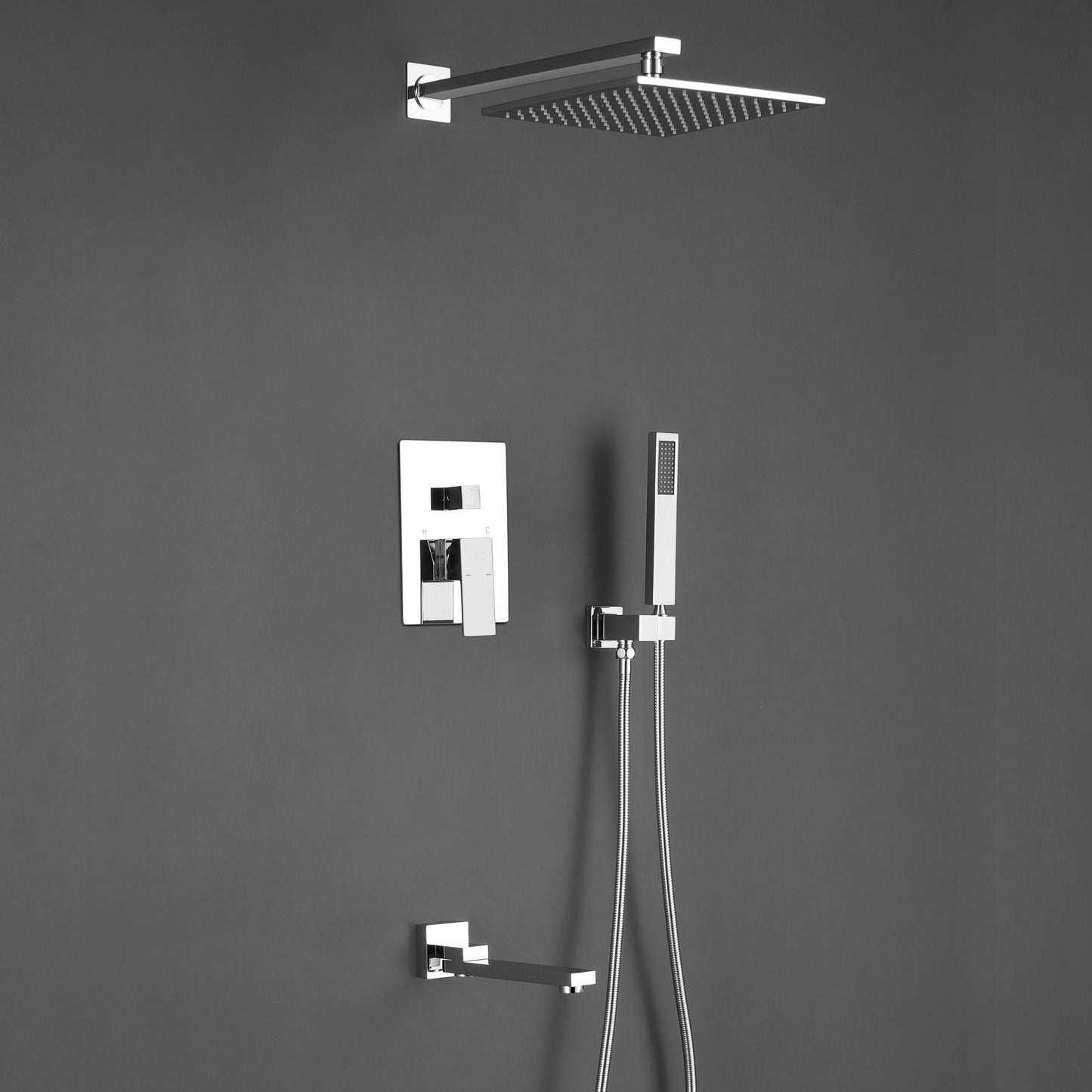 Complete Shower System with Rough in-Valve-7615C