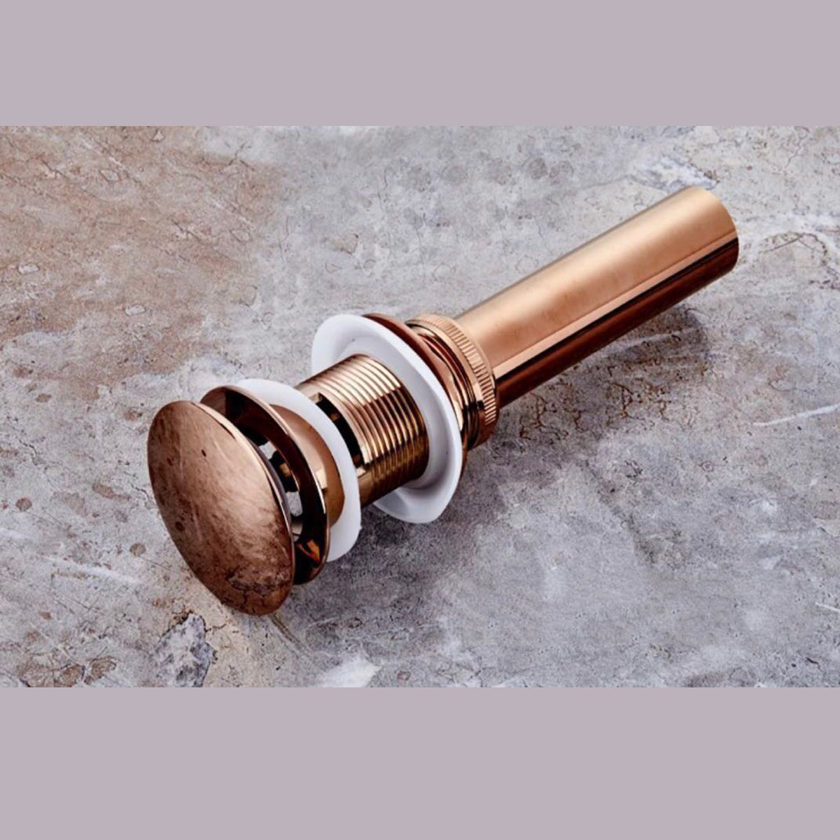 2.7'' W Pop-Up Bathroom Sink Drain in Rose Gold-D102RG