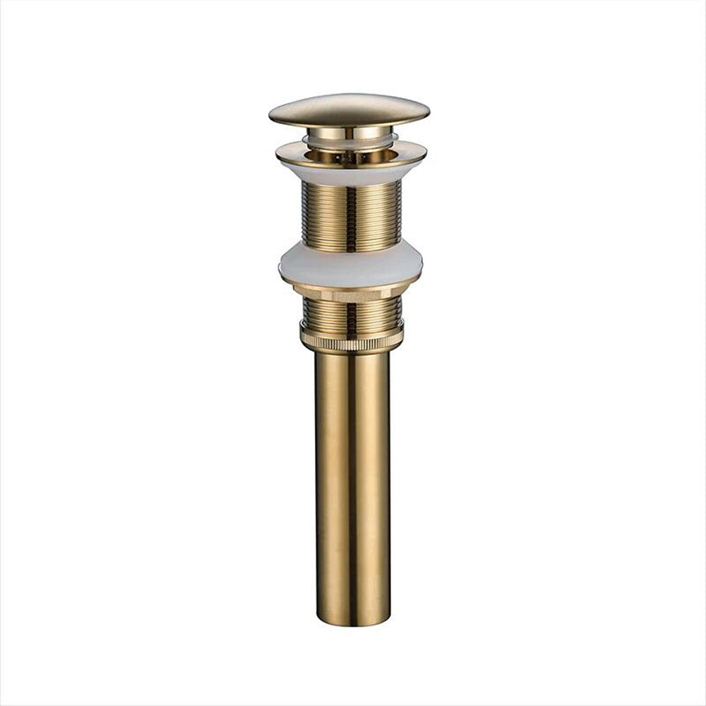 2.7'' W Pop-Up Bathroom Sink Drain in Gold-D102LG