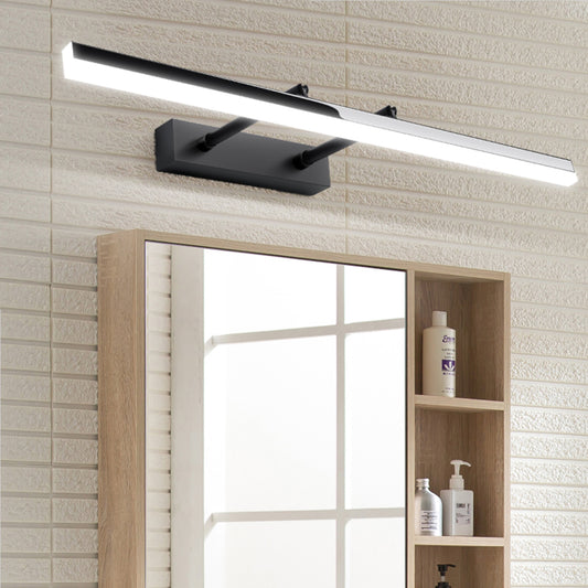 Modern LED Vanity Light in Black-5208BLK-W