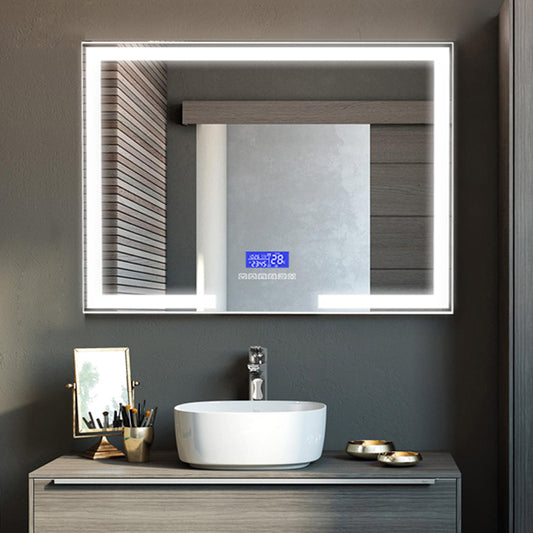 Bluetooth Rectangle LED Wall Mirror-6202B-LED