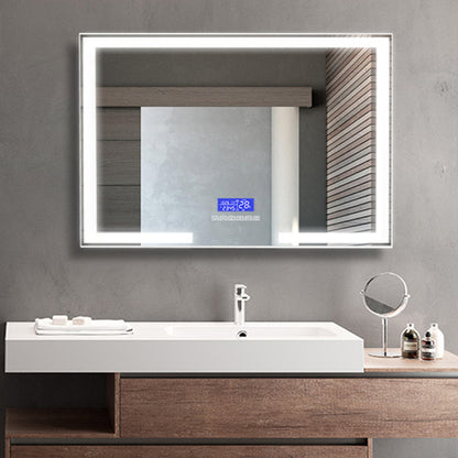 Bluetooth Rectangle LED Wall Mirror-6202B-LED