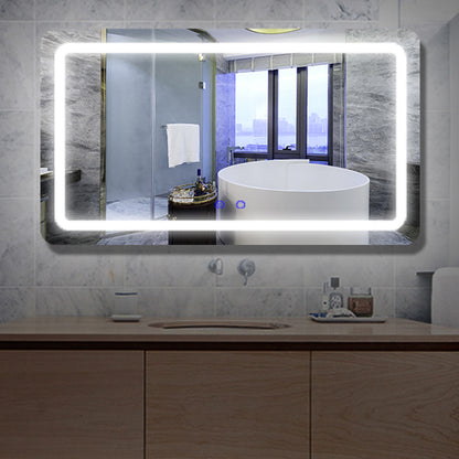 Anti-fog Rectangle LED Wall Mirror 6203-LED