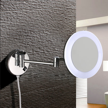 Plug in Round LED Wall Mirror-6206-LED