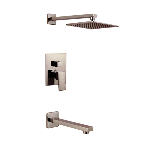 Shower Faucet with Rough in-Valve in Brushed Nickel-7613BN