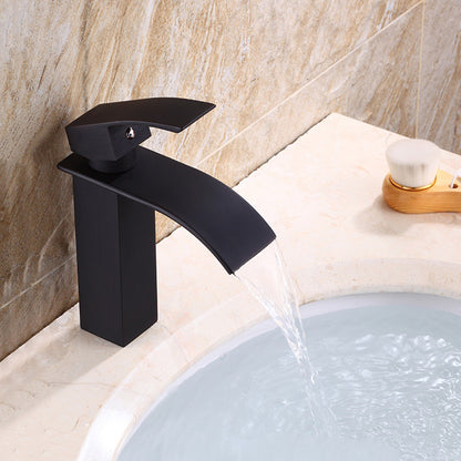 Single Hole Single-Handle Bathroom Faucet in Dark Bronze-M109B