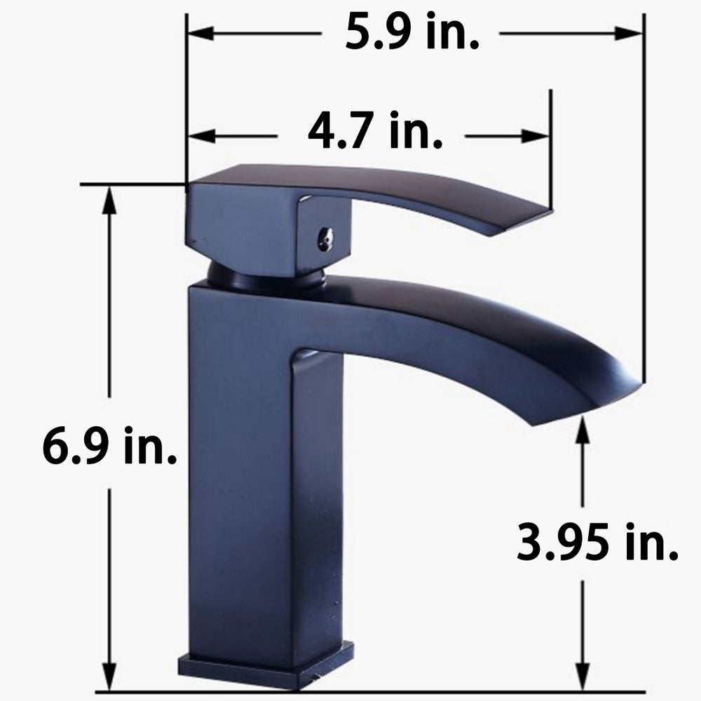 Single hole Bathroom Faucet in Brushed nickel M111BN