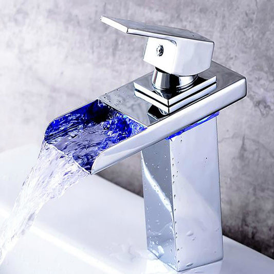 LED Single Hole Faucet Single-handle Bathroom Faucet