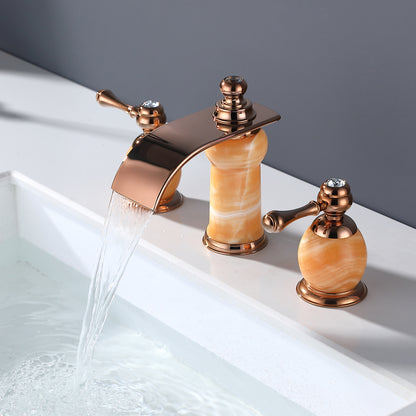 Sicilian 3 Hole Widespread Bathroom Faucet -M131YJ/RG