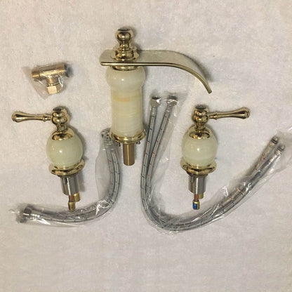 Empress 3 Hole Widespread Bathroom Faucet-M132GJ/LG