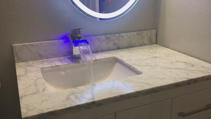 LED Single Hole Faucet Single-handle Bathroom Faucet